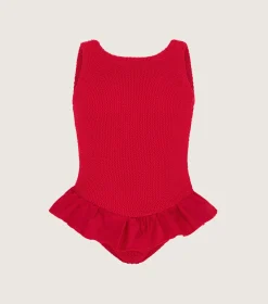 Kids Hunza G Baby 2-6 Yrs-Baby Denise Swim - Red