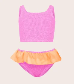 Kids Hunza G Baby 2-6 Yrs-Baby Duo Olive Bikini -