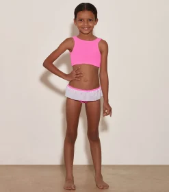 Kids Hunza G Baby 2-6 Yrs-Baby Olive Bikini -