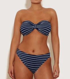 Hunza G Bikini Sets|Bandeau-Coverage Jean Bikini -