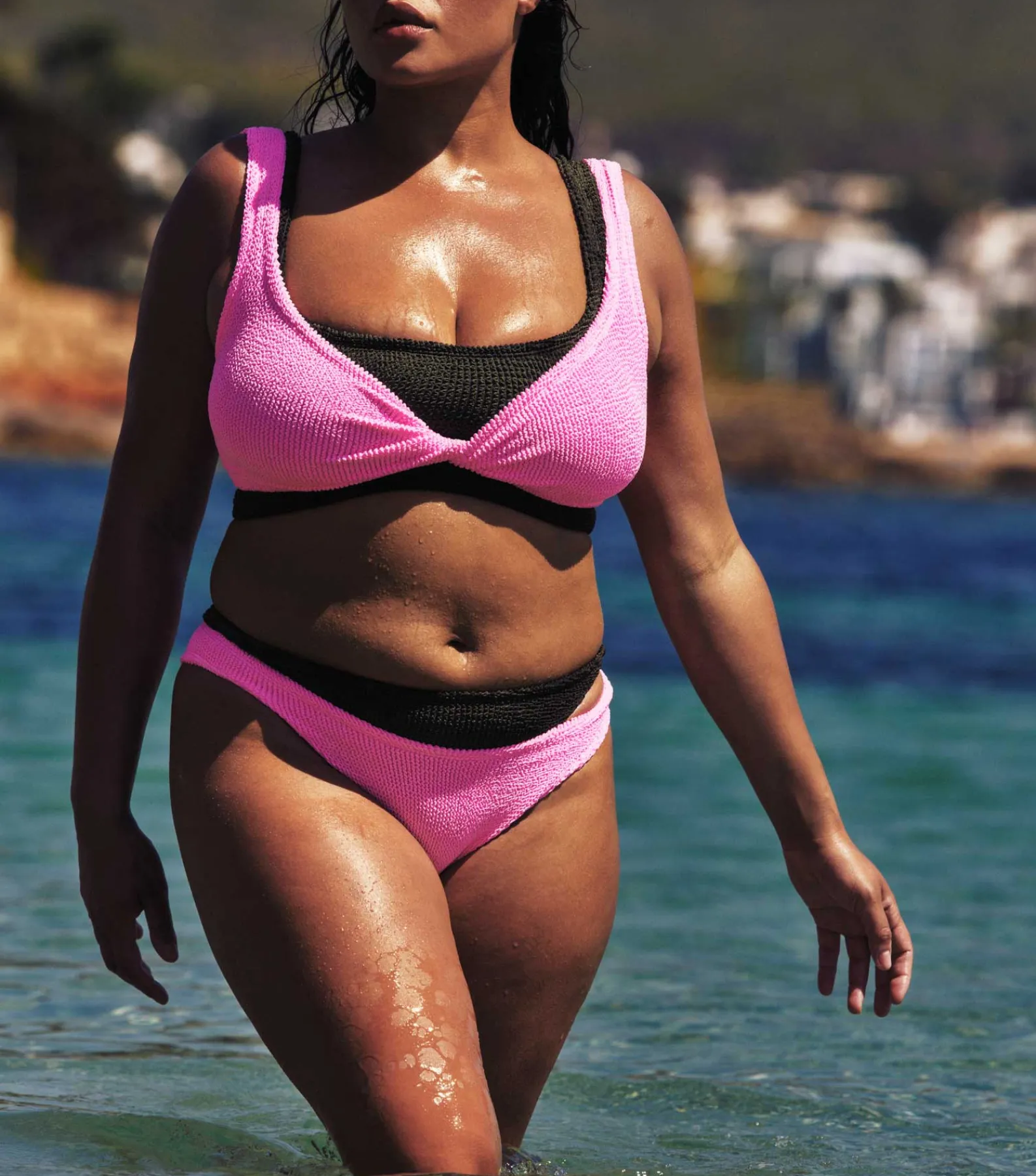 Hunza G Bikini Sets|Bralette-Coverage Juno Bikini -