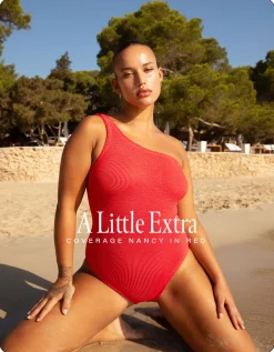 Hunza G One Shoulder-Coverage Nancy Swim -