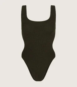 Hunza G Square Neck-Coverage Square Neck Swim -
