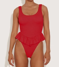 Hunza G Scoop Neck-Denise Swim -