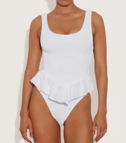 Hunza G Scoop Neck-Denise Swim -