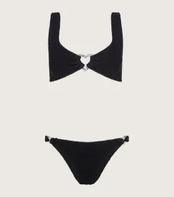 Hunza G Bikini Sets|Bralette-Heather Bikini -