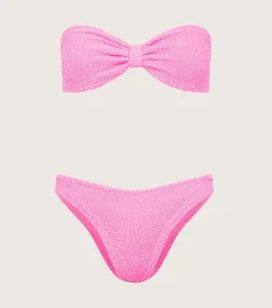 Hunza G Bikini Sets|Bandeau-Jean Bikini -