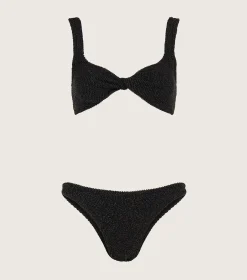Hunza G Bikini Sets|Bralette-Juno Lurex Bikini -