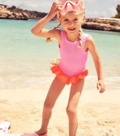 Kids Hunza G Kids - 7-12 Yrs-Kids Duo Denise Swim -