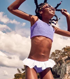 Kids Hunza G Kids - 7-12 Yrs-Kids Olive Bikini -