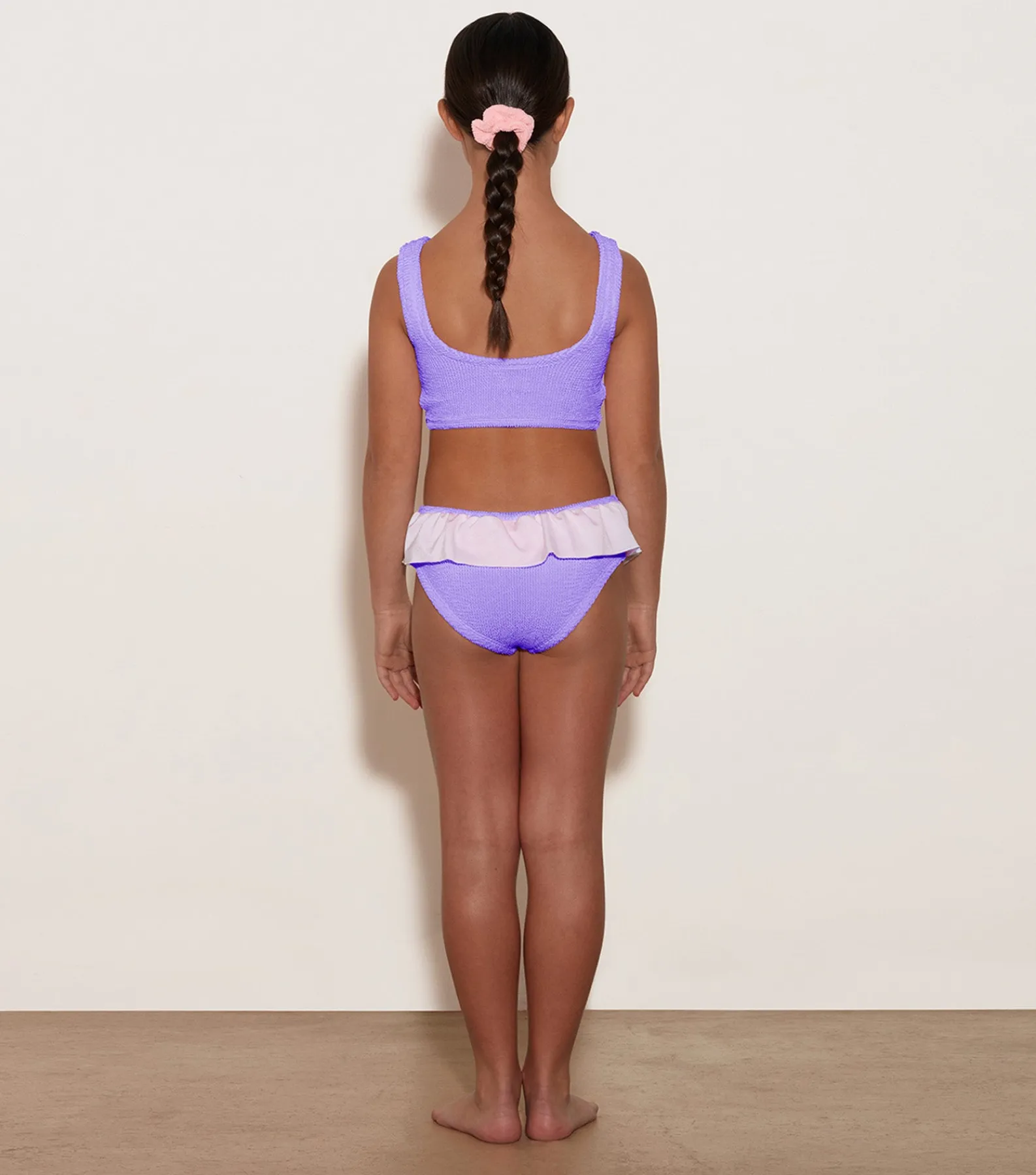 Kids Hunza G Kids - 7-12 Yrs-Kids Olive Bikini -