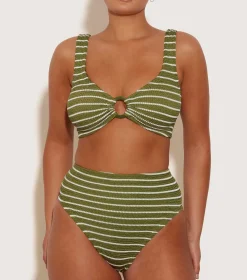 Hunza G Bikini Sets|Bralette-Nadine Bikini With Tonal Hoops -