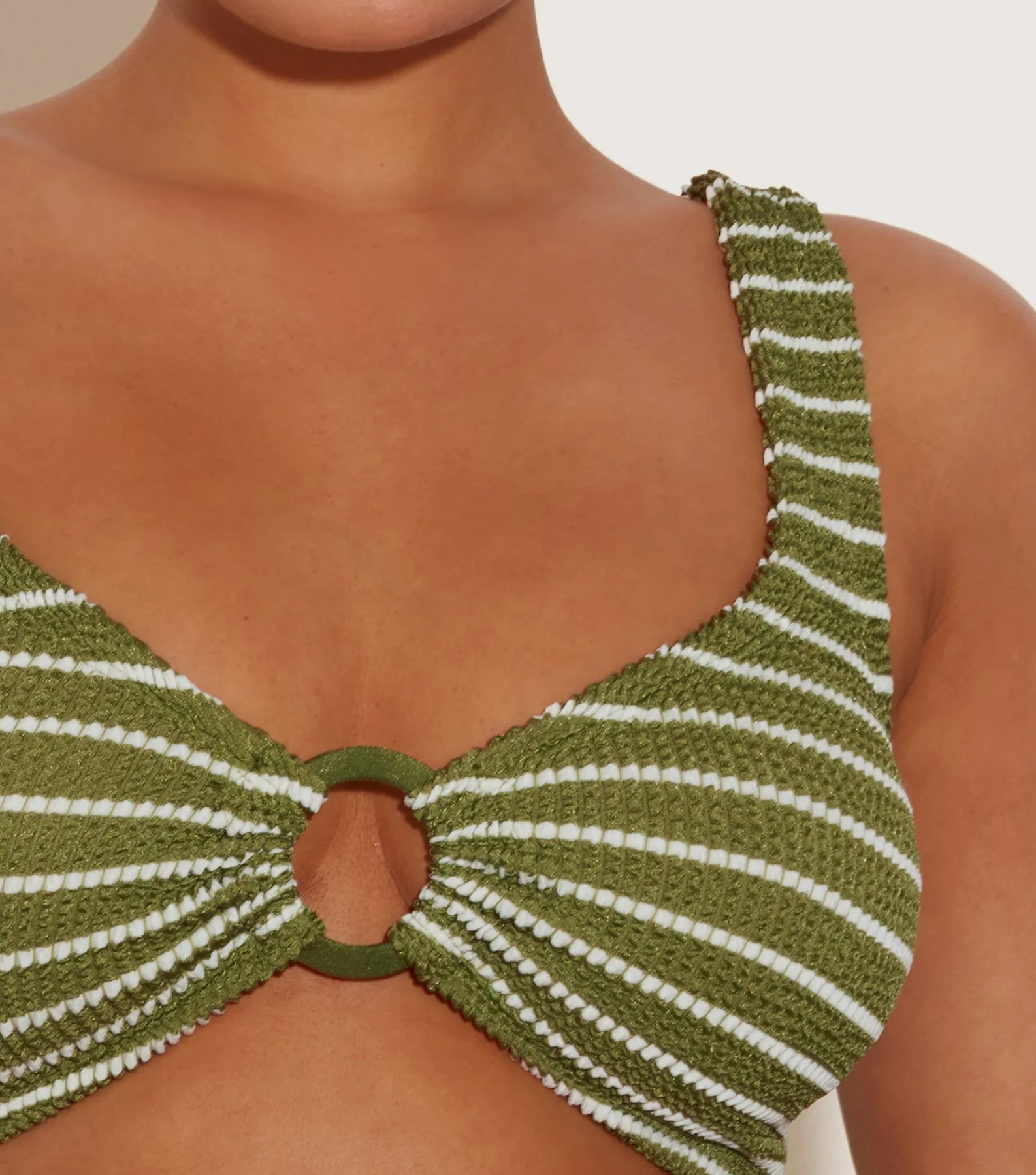 Hunza G Bikini Sets|Bralette-Nadine Bikini With Tonal Hoops -