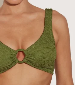 Hunza G Bikini Sets|Bralette-Nadine Bikini With Tonal Hoops -