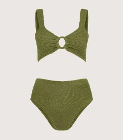 Hunza G Bikini Sets|Bralette-Nadine Bikini With Tonal Hoops -