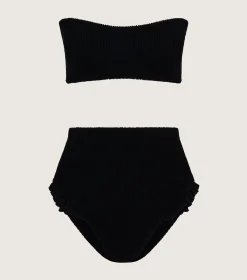 Hunza G Bikini Sets|Bandeau-Osiris Frill Bikini -