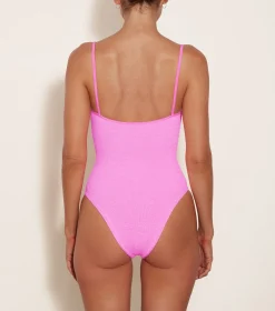 Hunza G Scoop Neck-Pamela Swim -