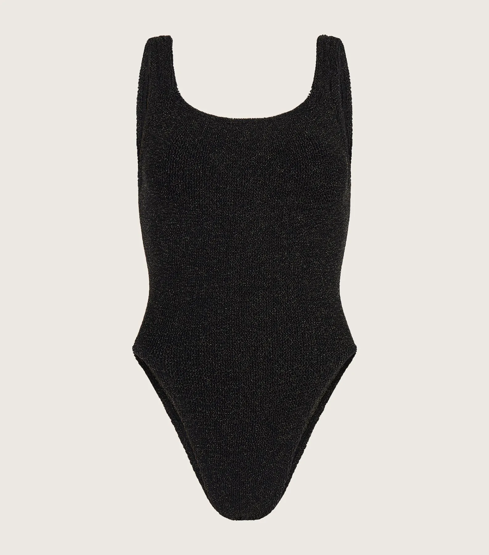 Hunza G Square Neck-Square Neck Lurex Swim -