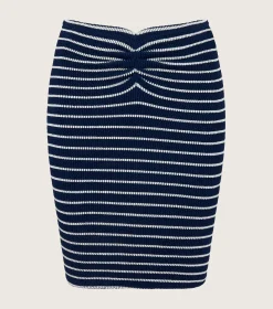 Hunza G Shorts And Skirts-Stripe Mini Skirt -