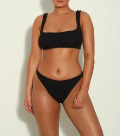 Hunza G Bikini Sets|Bralette-Xandra Lurex Bikini -